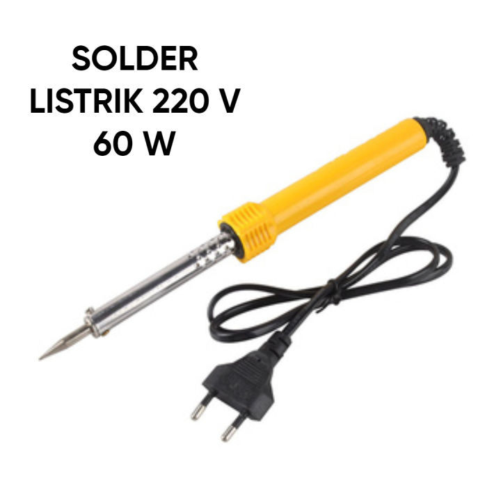 Alat Solder Listrik 60W Soldering Iron 60 Watt Alat Patri Elektrik ...