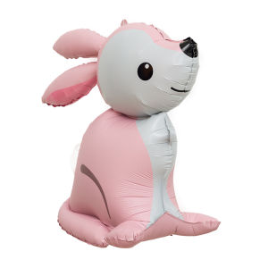 ลูกโป่งของตกแต่งงานแต่งงานรูปกระต่ายตั้ง4D 23นิ้วลูกโป่งอะลูมิเนียมตกแต่งวันเกิดสำหรับเด็กอุปกรณ์ลูกโป่งฟอยล์ปาร์ตี้งานเทศกาลลูกโป่งวันครบรอบตกแต่งวันเกิด