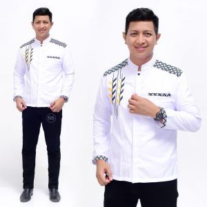 Koko pria dewasa lengan panjang koko pria dewasa terbaru baju muslim remaja Koko new produk - insya store