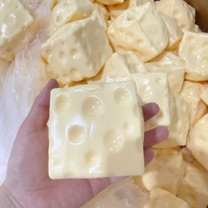 Aoduoyaya Cheese Squeeze Toy Slow Rebound Toy Stress Relief Toy Squishy Toy for Kids and Adults 捏捏玩具