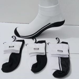 Sepatu Sekolah Anak Working Kids 01 Sneakers Hitam Tanpa Tali (Kids Baru)