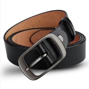 fashion korea kasual Ikat Pinggang Wanita Metal Belt + Buckle [KULIT ASLI] Ikat Pinggang Wanita Kulit Asli / Gesper Wanita Women Fashion Belt