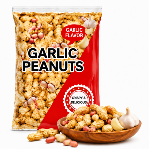 [BUY1 TAKE1] Garlic Roasted Peanuts 500g-1kg | Crispy Peanut Snack | Healthy High Protein Nuts | With Shell