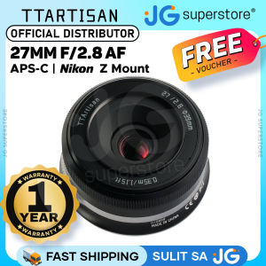 TTArtisan 27mm f/2.8 AF Autofocus APS-C Format Nikon Z Mount Portrait Pancake Prime Lens with STM Stepping AF Motor 13.8" Focusing Distance and USB-C Port Firmware Upgrade for Smooth Bokeh Landscape Scenic Photography | JG Superstore