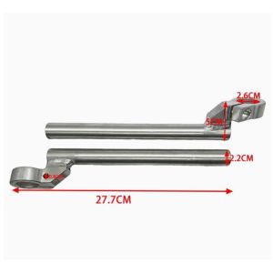 Alloy NUI Alloy Naked Handle Bar Raider 150Carb / r150fi / xrm/ rs125 / rs150 High Rise / Low 1 Pair