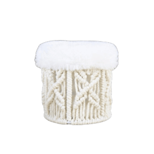 PHANT Cotton Rope Weaving Storage Basket Boho Style Hollow Out Desk Organizer Decorative Items Creative Pencil Box Bedside Table