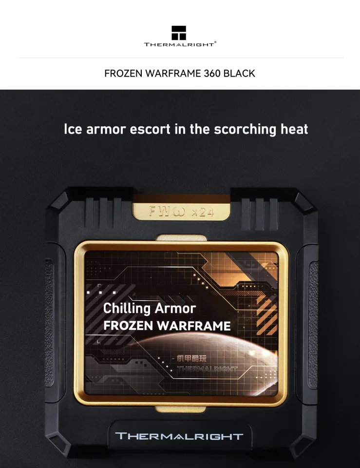 その他 THERMALRIGHT FROZEN WARFRAME 360 BLACK Frozen Warframe 360 BLACK ARGB – Thermalright