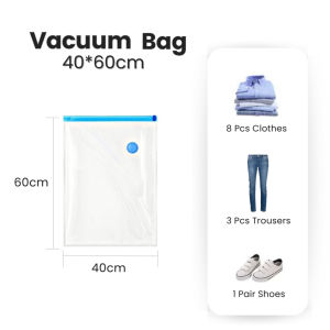 Vacuum Storage Bag Travel Reusable Vacum Seal Bag Luggage Space Saving Storage Bag Compression Bag 真空收纳袋