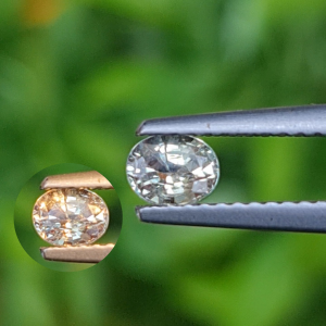 พลอย อเล็กซานไดร์ (Natural Alexandrite Chrysoberyl) 0.45 กะรัต (Cts.) ดิบ (Unheated) พร้อมใบเซอร์ พลอยแท้ อัญมณีมงคลประจําวันเกิด เครื่องประดับพลอย