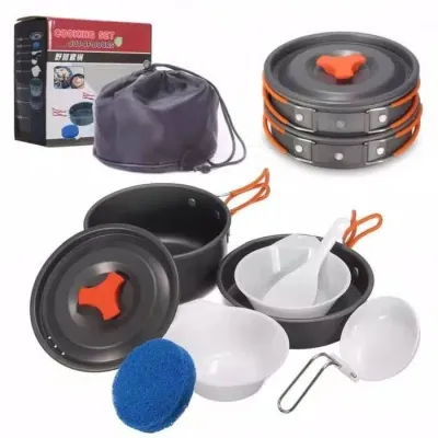 Cooking Set DS 308 Nesting Set DS308 Plus Teko Ceret Alat Masak Kompor Camping Outdoor Portable