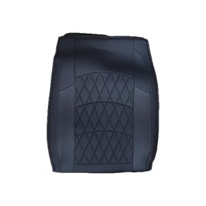 Universal PVC Car Seat Cover Black Luxury Seat Cover Cushion Pad Sarung Lapik Kusyen Kereta - Free Headrest Pillow