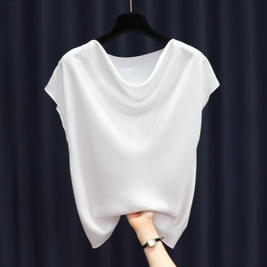 Áo lụa cổ đổ sang chảnh