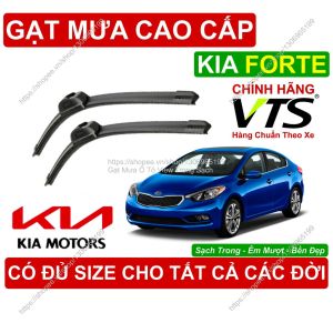 Gạt Mưa VTS Kính Lái KIA FORTE Cặp Gạt M.ưa Kính Lái KIA FORTE C.ó Đủ Size Cho Các Đời Xe KIA FORTE