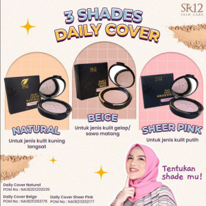 Daily Cover SR12 Anti Luntur: Bedak Padat Menutupi Flek Hitam Bekas Jerawat