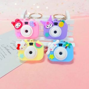 Gantungan Kunci Sanrio Kamera Ganci Tas Kuromi Cinnamoroll Hello Kitty Melody