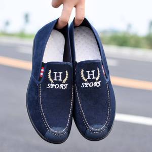 รองเท้าแฟชั่นผู้ชาย รองเท้าแบบสวมชาย รองเท้าโลฟเฟอร์ผู้ชาย MH009 พร้อมส่ง รองเท้าชายสไตล์เกาหลี