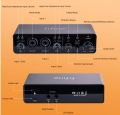 Fifine Ampli3 Type-C Audio Interface 2 Channel USB Treble Sound Card Mixer Desktop Live Sound Card for Computer Music Production. 