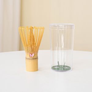 MINIMALUX Multifunctional Matcha Whisk Bamboo Japanese Tea Set Matcha Green Tea Powder Whisk Useful Reusable Chasen for Tea Lovers