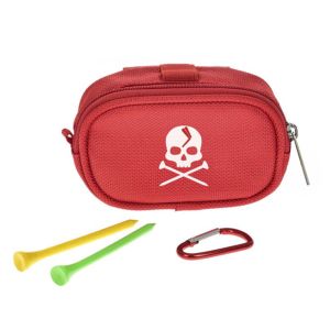 VBNFH Sport Bags Golf Lovers Handbag Tee Holder Portable Waist Pouch Skull Golf Zip Handbag Golf Ball Bag Golf Ball Storage Bag Storage Pouch