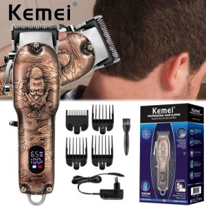 Kemei KM-3705 Original Professional Full Metal 10W Power Hair Trimmer For Men Barber