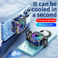 X76 Pro Phone Radiator Icing Style Adjustable Magnetically Fixed Back Clip Digital Display Fast Cooling Semiconductor Mobile Phone Heat Sink Gaming Cooler. 