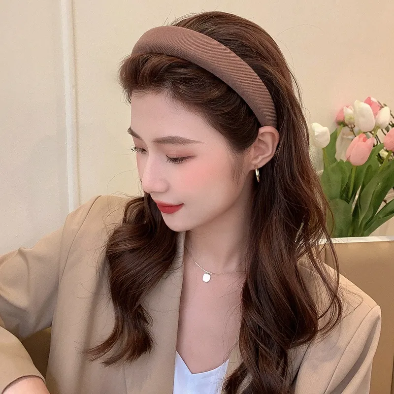 New Korean Hair Band Sweet Cute Foam Headband For Woman Girls Hair  Accessories