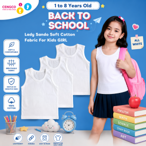 6 Pcs Single Sando Blouse Camisole for Girls Newborn to Toddler Kids Cotton Tops MuscleTees 1-8 Years Old