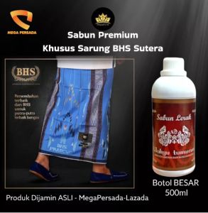 Sabun Cuci Sarung Bhs / Sabun untuk Mencuci Sarung Sutera /0Sabun lerak cair cuci batik tenun lurik aroma Cendana / Sabun Telok Belanga