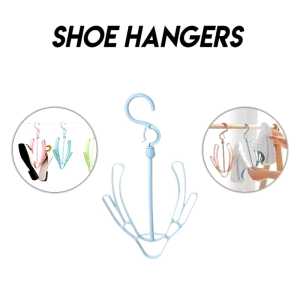 Gantungan Hanger Sepatu 2 Sisi / Gantungan Sepatu Sendal Serbaguna