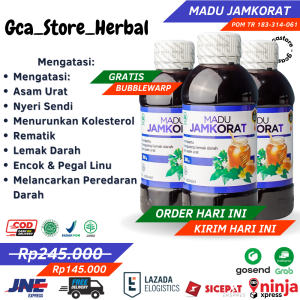 (BISA COD) PROMO MADU JAMKORAT Asam Urat Dan kolesterol Asli Madu kolesterol Madu asamurat Obat Kolesterol & Asamurat Terbukti Ampuh & Reaksi Cepat