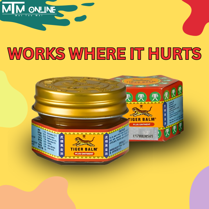 Tiger Balm Plus Ointment 10g | Lazada