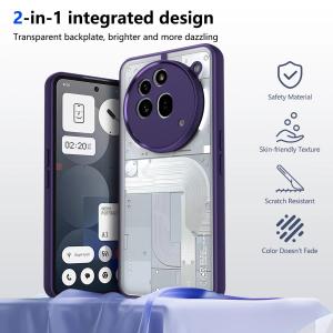 Simple Ultra-Thin TPU Hard Backplate Lens Shockproof Protective Cover For Nothing Phone 4A 3A Pro Case Phone 2a Pro Plus 5G Case