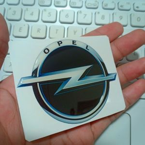 OPEL Emblem sticker timbul resin lentur
