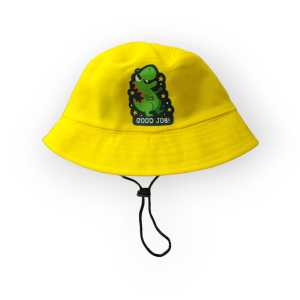 Topi Bucket Anak Peremuan Laki Laki Sablon Dino 2-8 THN BISA PAKE NAMA