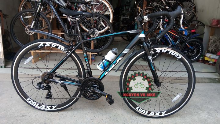 Xe đạp đua Galaxy LP400, Xe đua GLX LP400 khung nhôm, đề Shimano 21 tốc độ mới 100%, Bảo hành 1 năm - NGUYEN VU BIKE