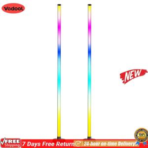 [Vodool Flagship Store]Smart RGB LED Corner Lamp Modern Mood Lighting with APP and Remote USB Power Supply with Music Sync for Living Room