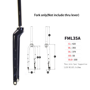 KINESIS FLM35A Alloy Fork Gravel Disc Brake Road Bike Cyclocross 700C 28 zoll Flat Mount Thru Axle M12 Tapered Rigid Forks Inner Housing