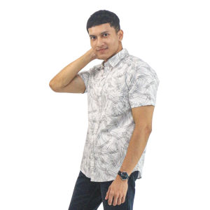 Kemeja Kasual Pria Semboss Slim Fit High Quality Cotton 0186