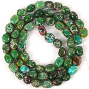 UNIITY 5×7mm Emperor Stone Scattered Pearls Exquisite Irregular DIY Bracelet Beads Stylish Lightweight Square Spacer Beads Jewelry Accessories