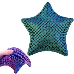 Cute 3D Printed Flexibat Fidget Toy Fun Desk Decor Articulated Starfish Stress Relief Gift for Kids Visual Toys