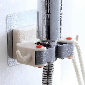 Móc kẹp cán chổi Inox 304 Cao Cấp Dán Tường Có Móc Treo Đồ Đa Năng