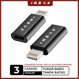 INBOX Converter Micro to Lightning iPhone Adapter OTG Connector Adaptor Premium