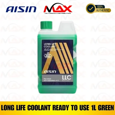 Aisin Long-Life Coolant Ready to Use 1L Super Long-Life Coolant Green Pink Red