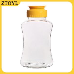 ZTOYL Nhựa mật ong bóp chai gia vị Ketchup máy rút lật cap bơm lại xi-rô lọ leakproof Container có thể ép chai