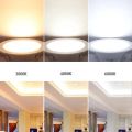TOLO Pin light Tri color LED Downlight Dimmable light Recessed Round Panel Light Ultra-Thin Ceiling Light 5W 7W 9W. 
