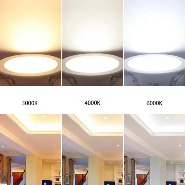 TOLO%20Pin%20light%20Tri%20color%20LED%20Downlight%20Dimmable%20light%20Recessed%20Round%20Panel%20Light%20Ultra-Thin%20Ceiling%20Light%205W%207W%209W%20-%20Image%204