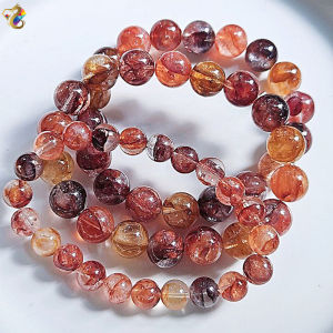Collection Grade Duo Bao Colorful Hematoid Bracelet
