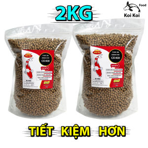 2KG Cám Cá Koi KING FEED Hàng Chuẩn Phát Triển An Toàn Cho Cá