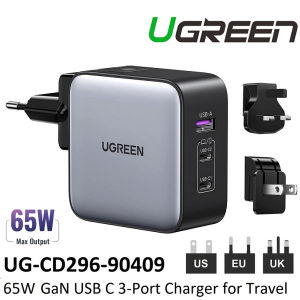 UGREEN Nexode USB Charger GaN 65w / 100w / 140w Type-c USB ROBOTGAN Charger for Iphone Android Macbook tablet Fast Charging