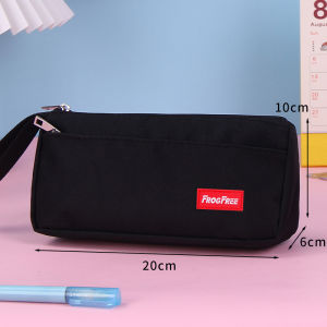 JJT Large Capacity Minimalist Pencil Case with Custom Logo Korean Style Stationery Bag for Students